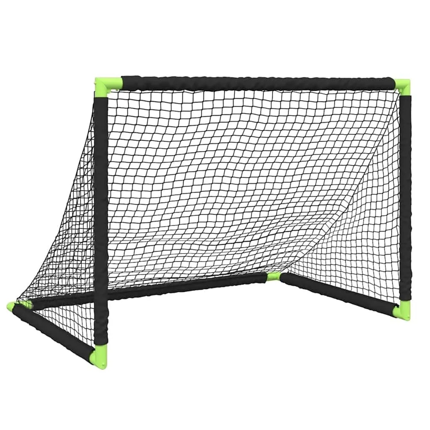 vidaXL Fußballtor für Kinder Klappbar Schwarz 90x64x64 cm 4008438