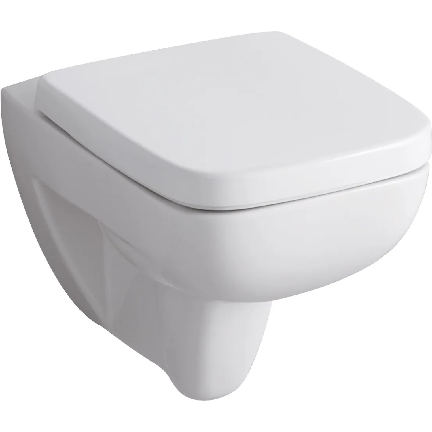 Geberit Tiefspül Wand-WC-Set Renova Plan Spülrandlos Inkl. WC-Sitz Weiß ...