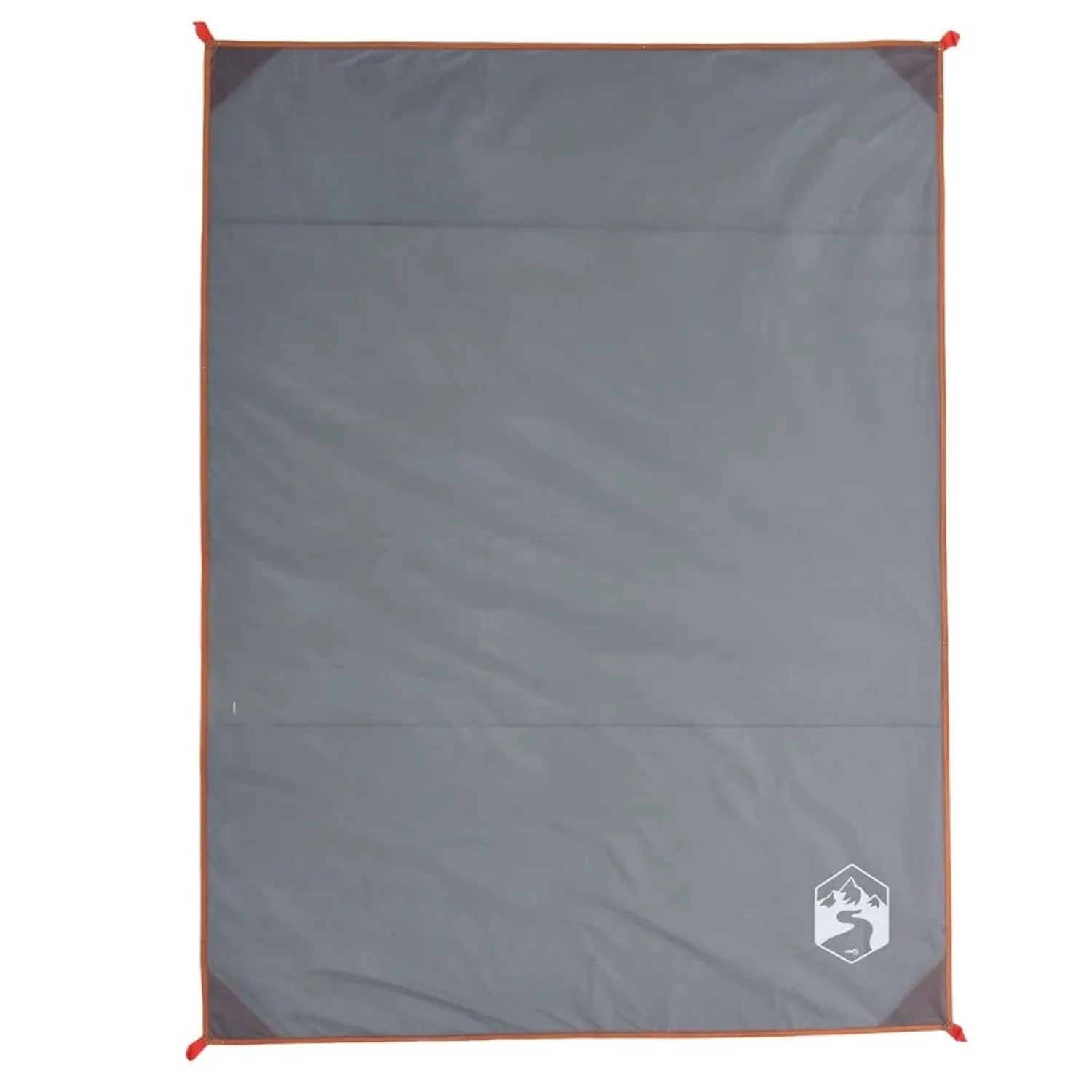 vidaXL Picknickdecke mit Heringen Grau und Orange 205x155 cm 4004202