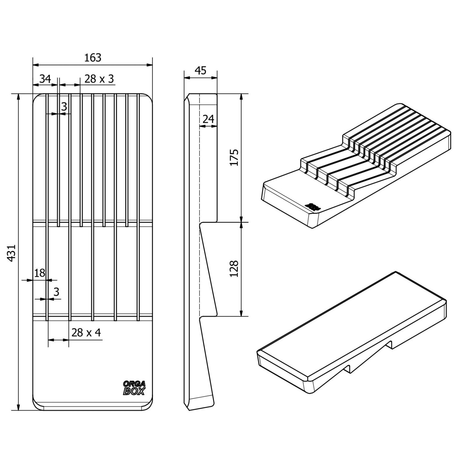 SOTECH Bambus Messerhalter Für SEPARADO Mehrzweckeinsatz_7