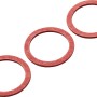 Fiberdichtungen, 3 Stück, Ø 30/38 mm, für Heizung, Sanitär & Trinkwasserinstallation.
