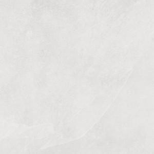 Feinsteinzeug Bodenfliese Mare Weiß, 60x60 cm, matte Oberfläche in Steinoptik.