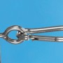 OBI Karabiner aus Edelstahl zum Spannen von Sonnensegeln.