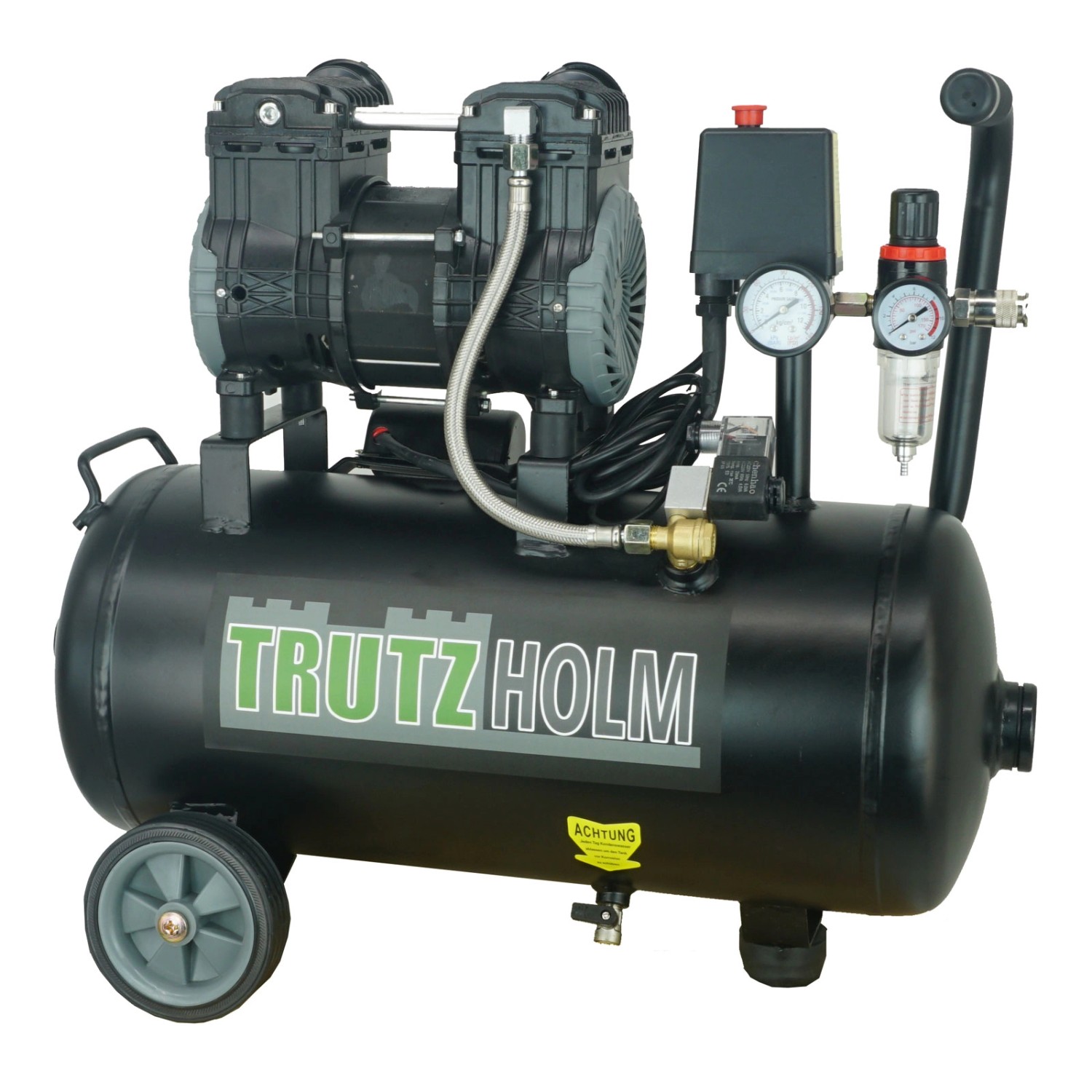 TRUTZHOLM Premium Brushless Silent Flüsterkompressor 24L 900W 62dB 8 Bar günstig online kaufen