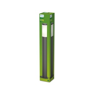 Philips Utrecht Wegeleuchte, anthrazitfarben, 80cm hoch, in Produktverpackung.