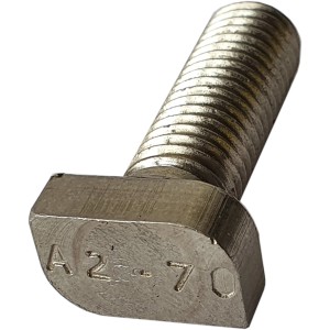 Absaar Solar Hammerkopfschraube M10 x 30 mm aus Edelstahl A2 zur Befestigung von Solaranlagen.