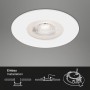 Brilo LED-Einbauleuchte Kulana, 3er-Set, dimmbar, weiß. Einbaustrahler für Decken.