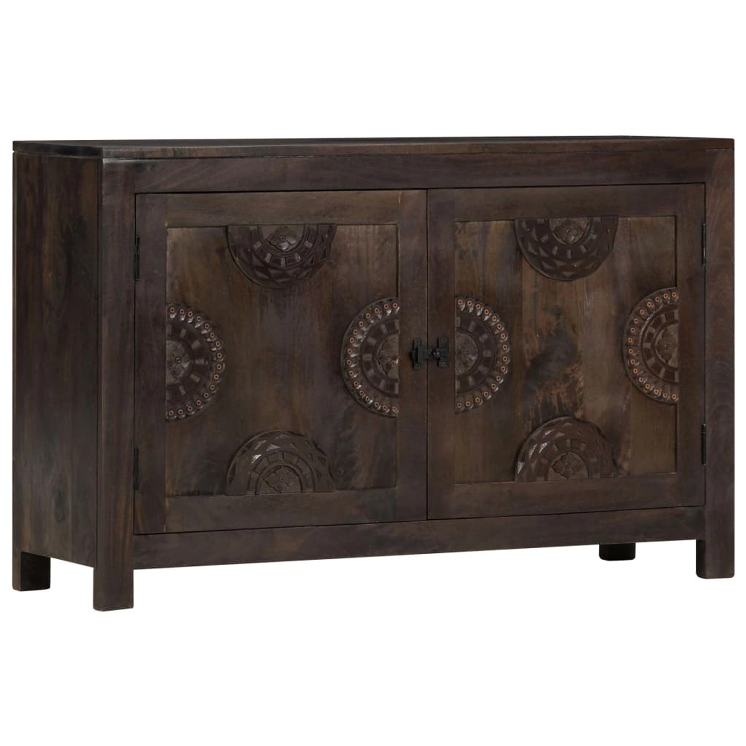 vidaXL Sideboard mit Schnitzereien 110x35x70 cm Massivholz Mango 247765 günstig online kaufen