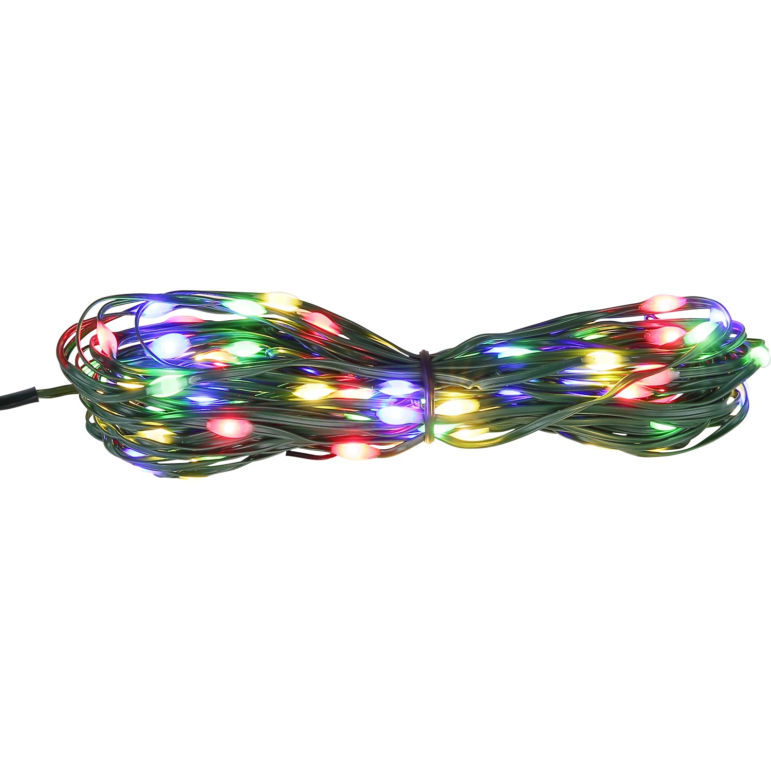 Globo LED-Lichterkette Gabri Dunkelgrün 200-flammig mit RGB Farbwechsler 19,9 m