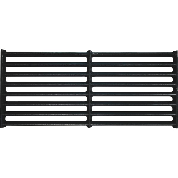 YNNI KAMADO Grillrost Gusseisen – 49,5 Cm, 3,5 Kg, Halbmondförmig Mit Schlitzen (TQ23CRP)