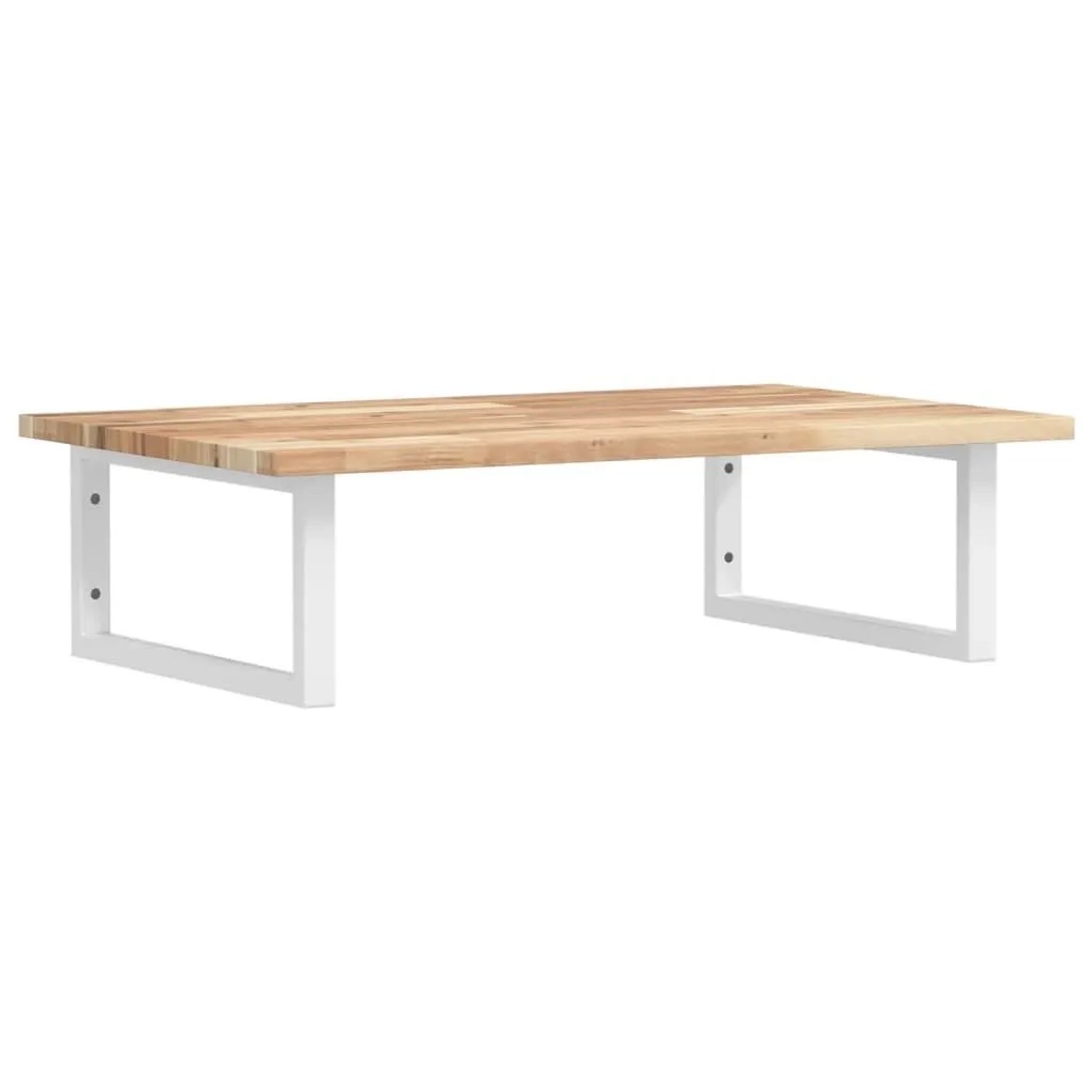 vidaXL Waschbeckenregal Wandmontage Stahl und Akazienholz 3302784