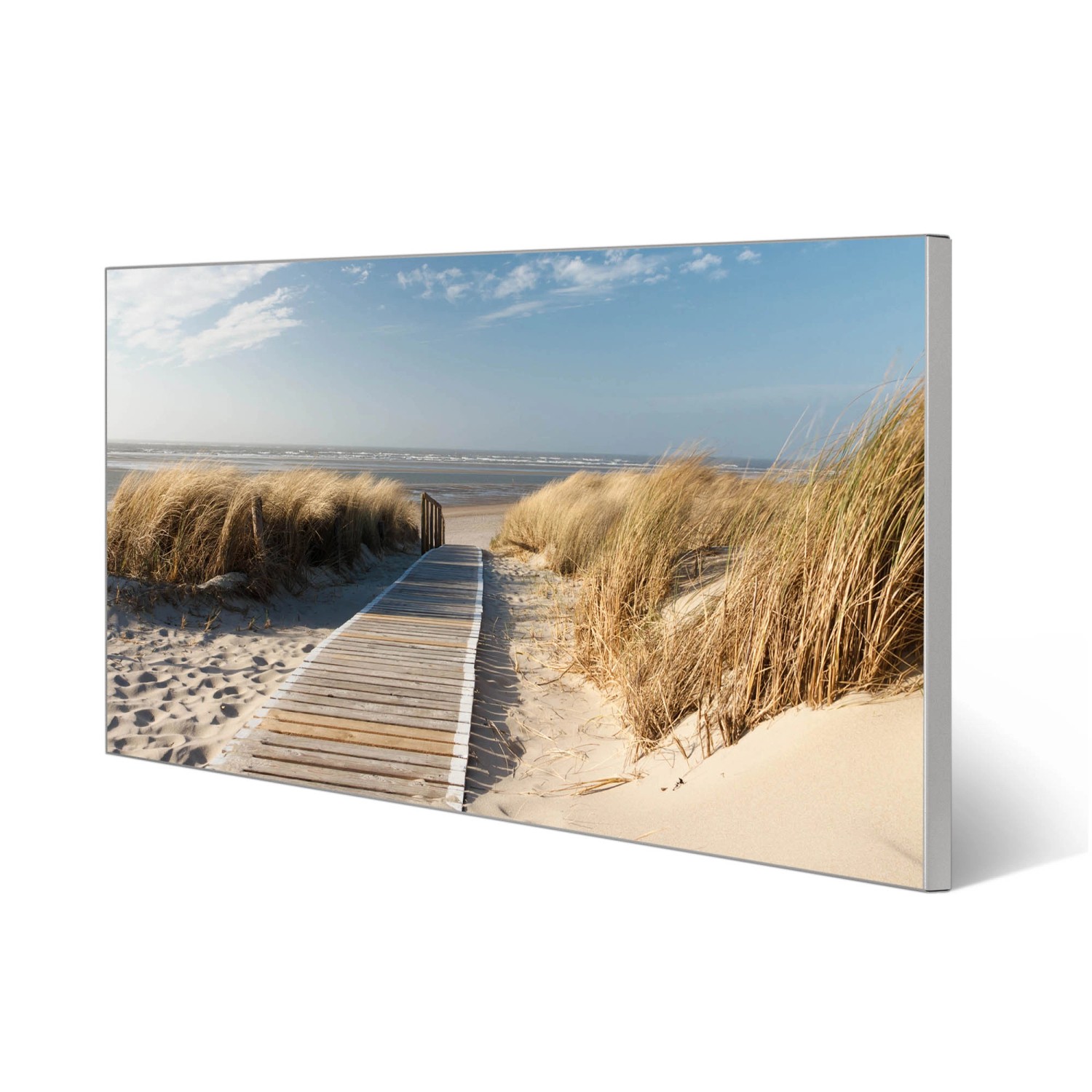 Banjado Magnettafel 78x37cm Magnetwand  Silber Aus Metall Magnetpinnwand Pi günstig online kaufen