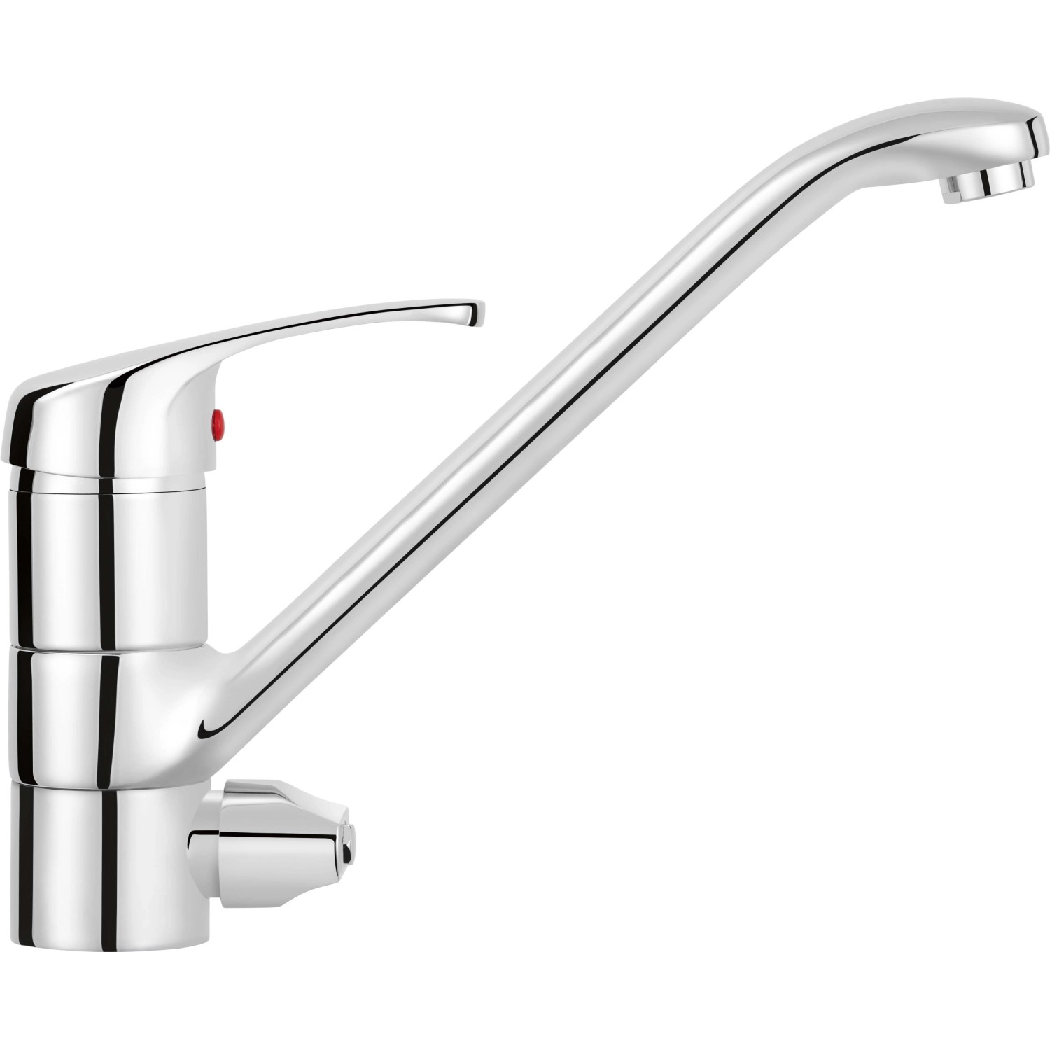 Küchenarmatur baliv KI-5092 Chrom mit Geräteanschluss, Einhebelmischer.