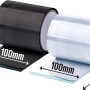 easyFix Reparatur-Klebeband, schwarz und transparent, 150cm, für Teichfolien und mehr.