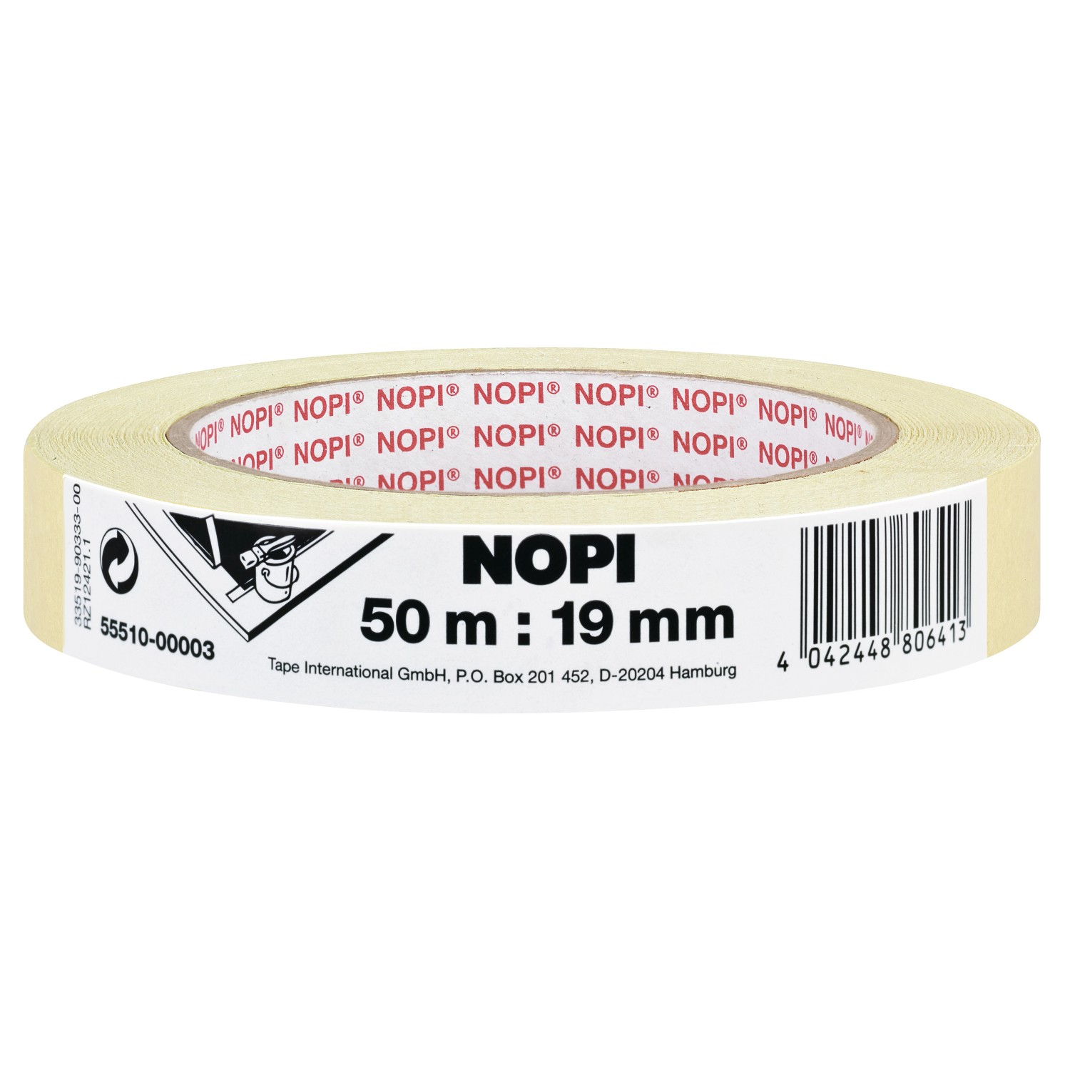 Nopi Malerkrepp 50 m x 19 mm