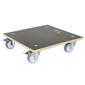 Wagner Pflanzenroller GH 1347, 48x48cm, braun, mit Rollen und Tragegriff für den einfachen Transport.