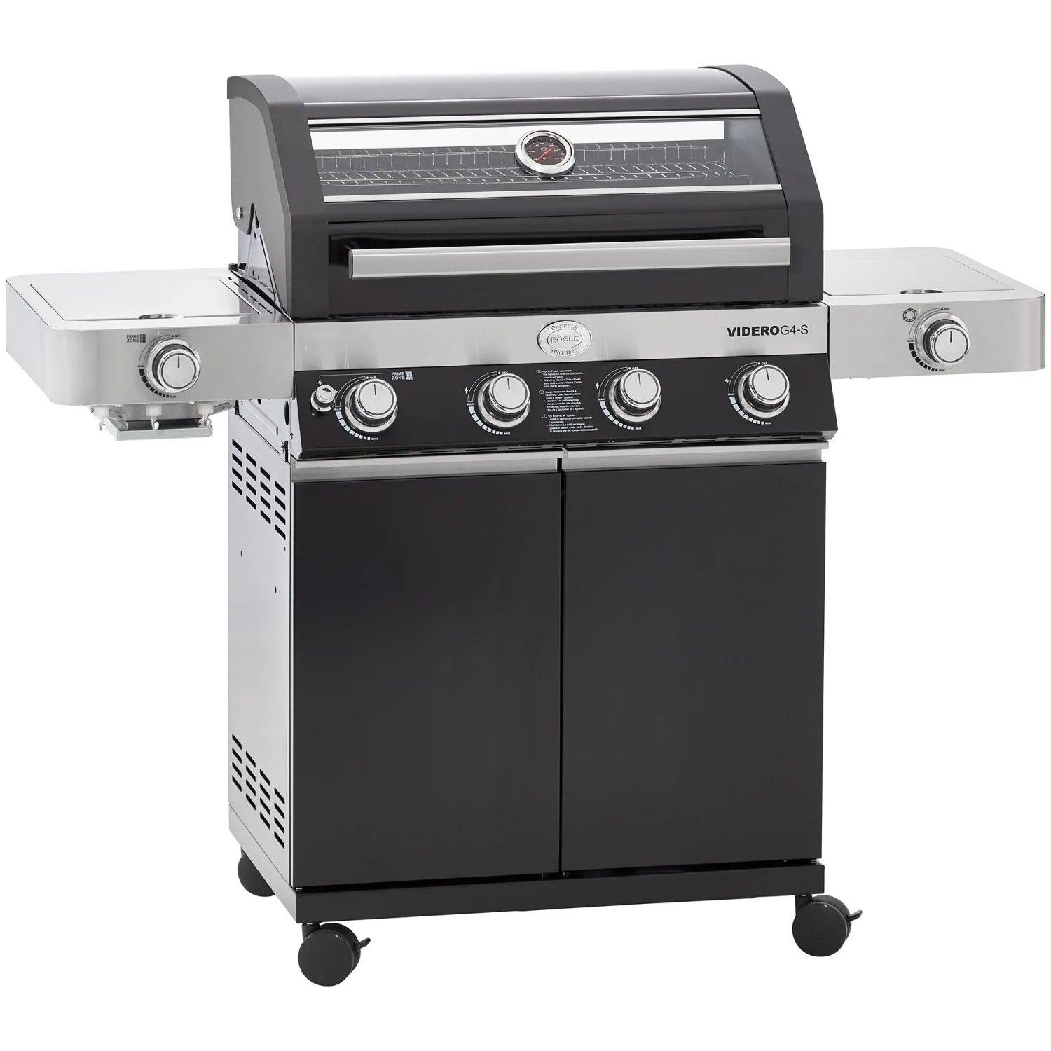 RÖSLE BBQ Gasgrill Videro G4 S Vario+ Schwarz 2026