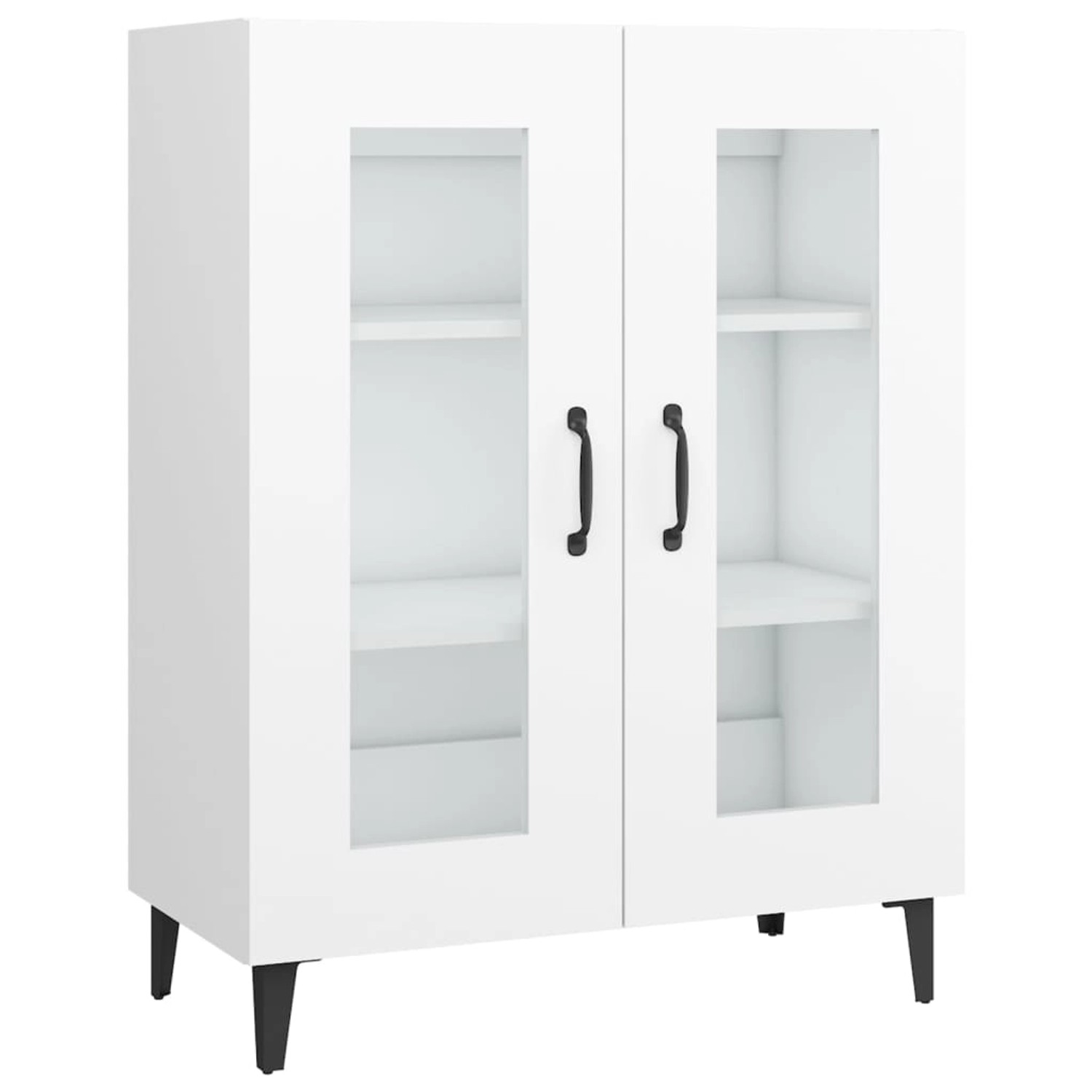 vidaXL Sideboard Weiß 69,5x34x90 cm Holzwerkstoff 812123