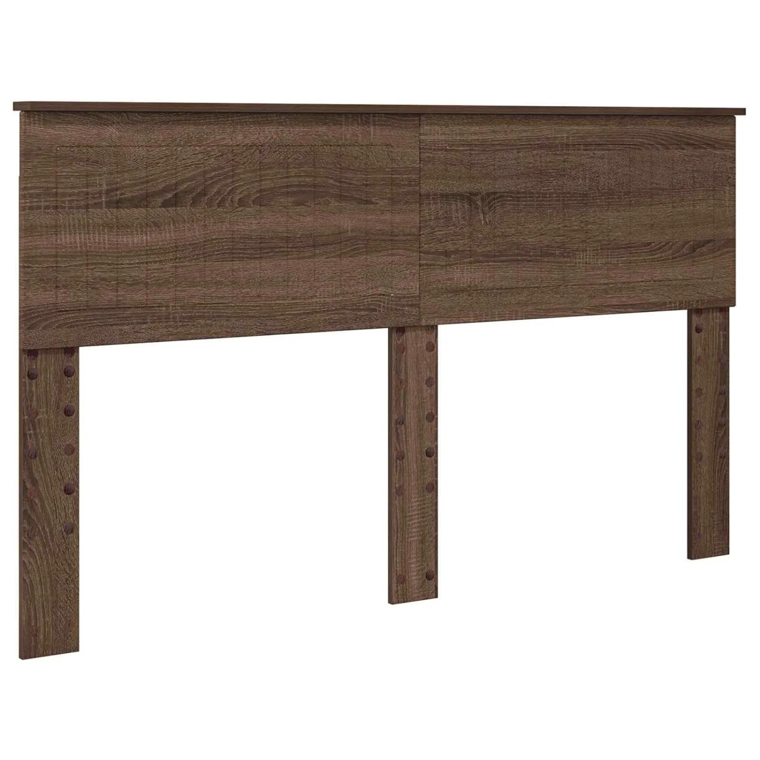 vidaXL Kopfteil mit Kopfteil Braun Eichen-Optik 150 cm Holzwerkstoff 888415