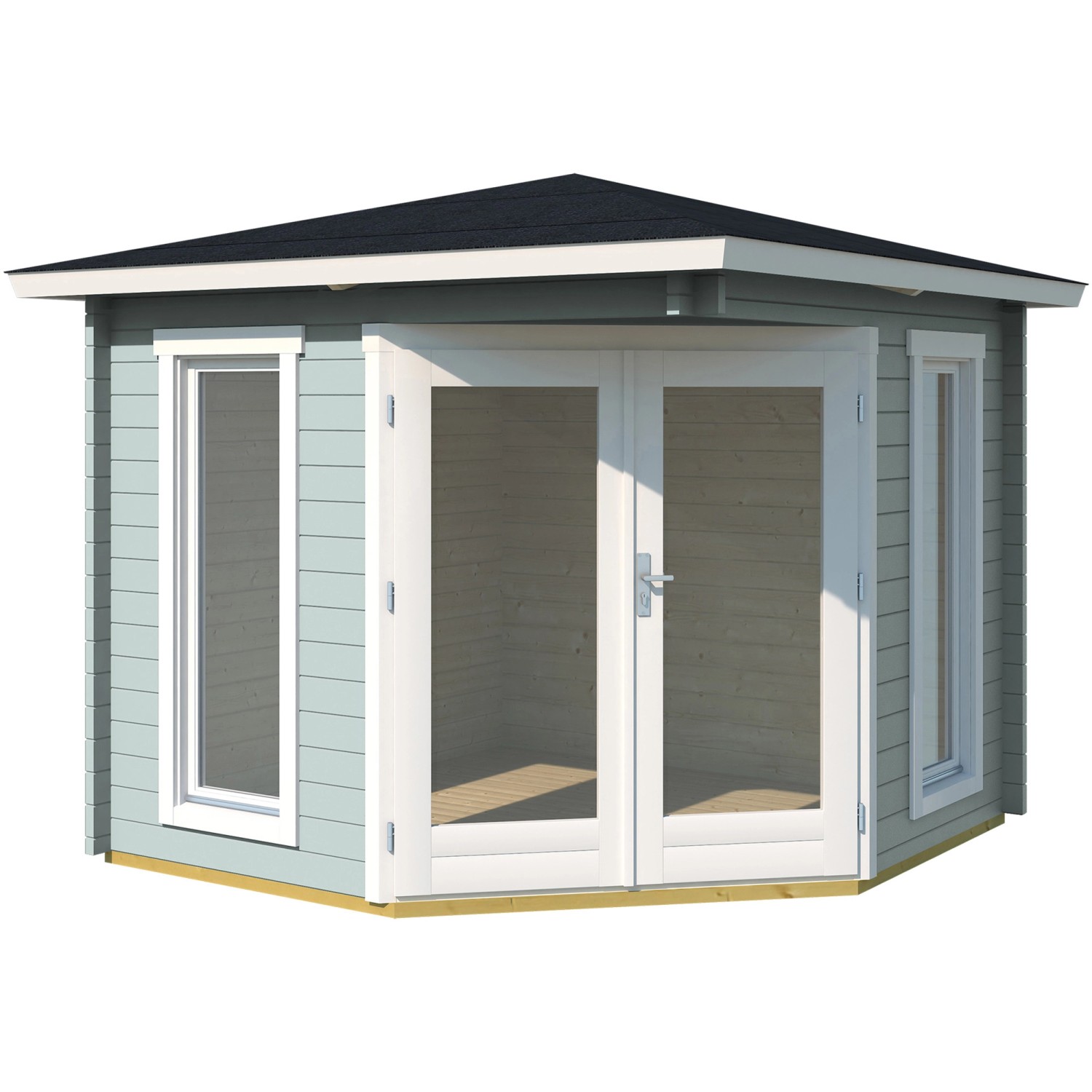 Sonstige Holz-Gartenhaus/Gerätehaus Gartenhaus/Gerätehaus 408 Zeltdach Lasiert 282,3 cm