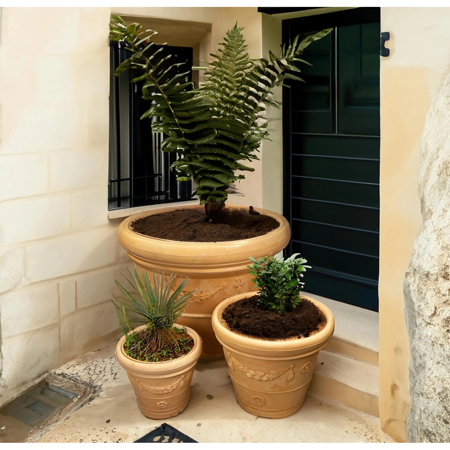 Produktbild von Clever Pots Blumentopf-Untersetzer, 5 Stu00fcck, Fu00fcr Die Verwendung Mit Mittleren Und Grou00dfen Leicht