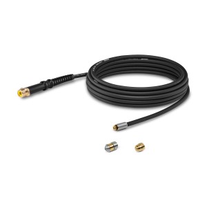 Kärcher Rohrreinigungsset PC 7.5 für Hochdruckreiniger K2-K7 mit Schlauch und Düsen.