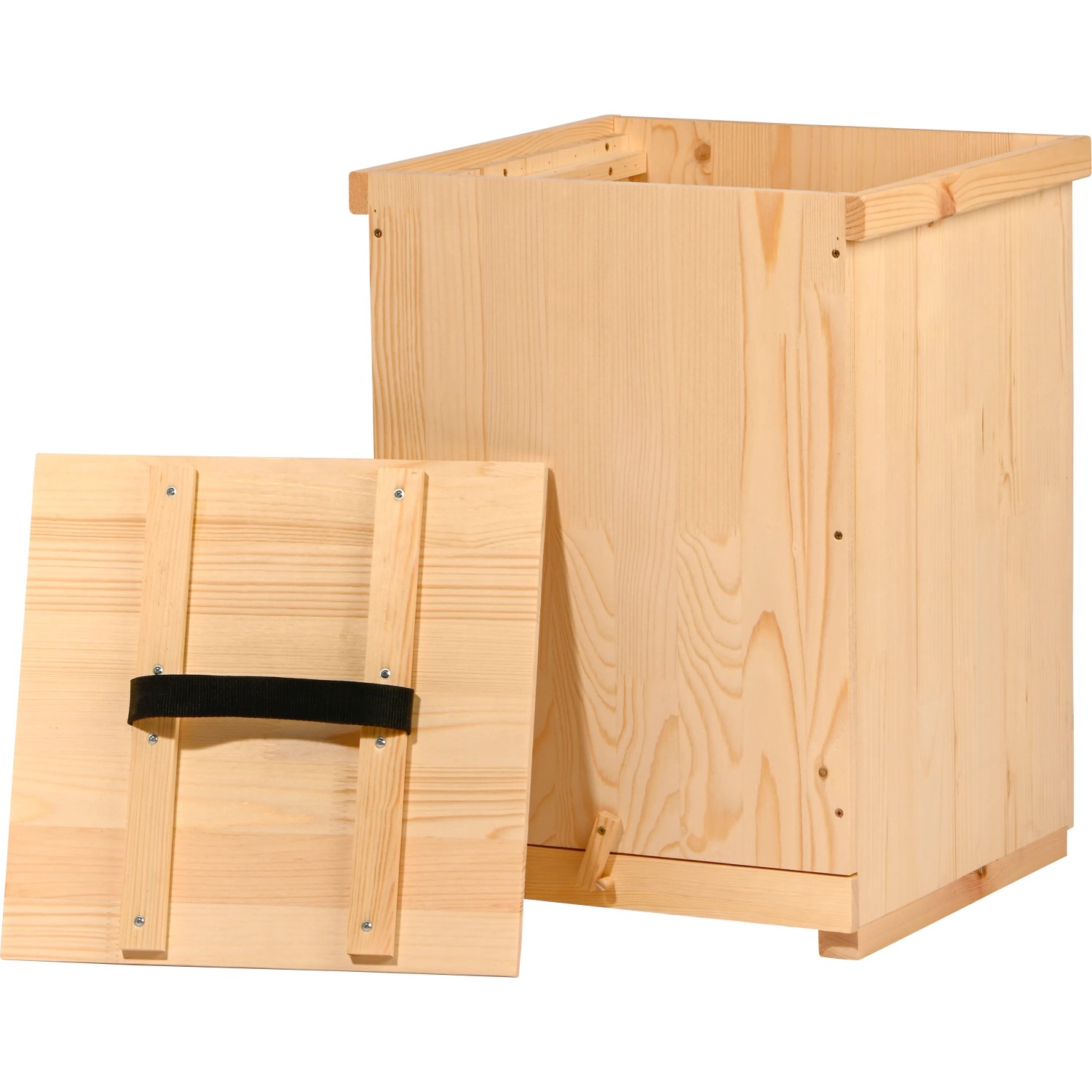 Dobar Wabentransportkiste aus Holz mit Deckel, geeignet für ca. 10 Rähmchen. Nützlingsbehausung für Imker.