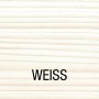 Holzbeize Weiß von Bondex, Farbansicht auf hellem Holz mit Maserung.