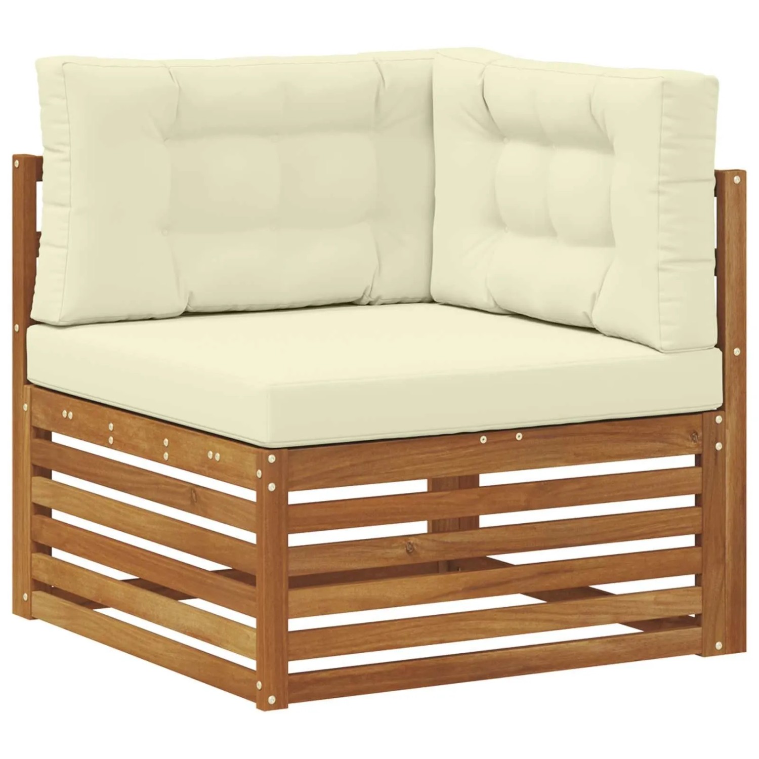 vidaXL Outdoor Ecksofa Massivholz Akazie Natur 900568