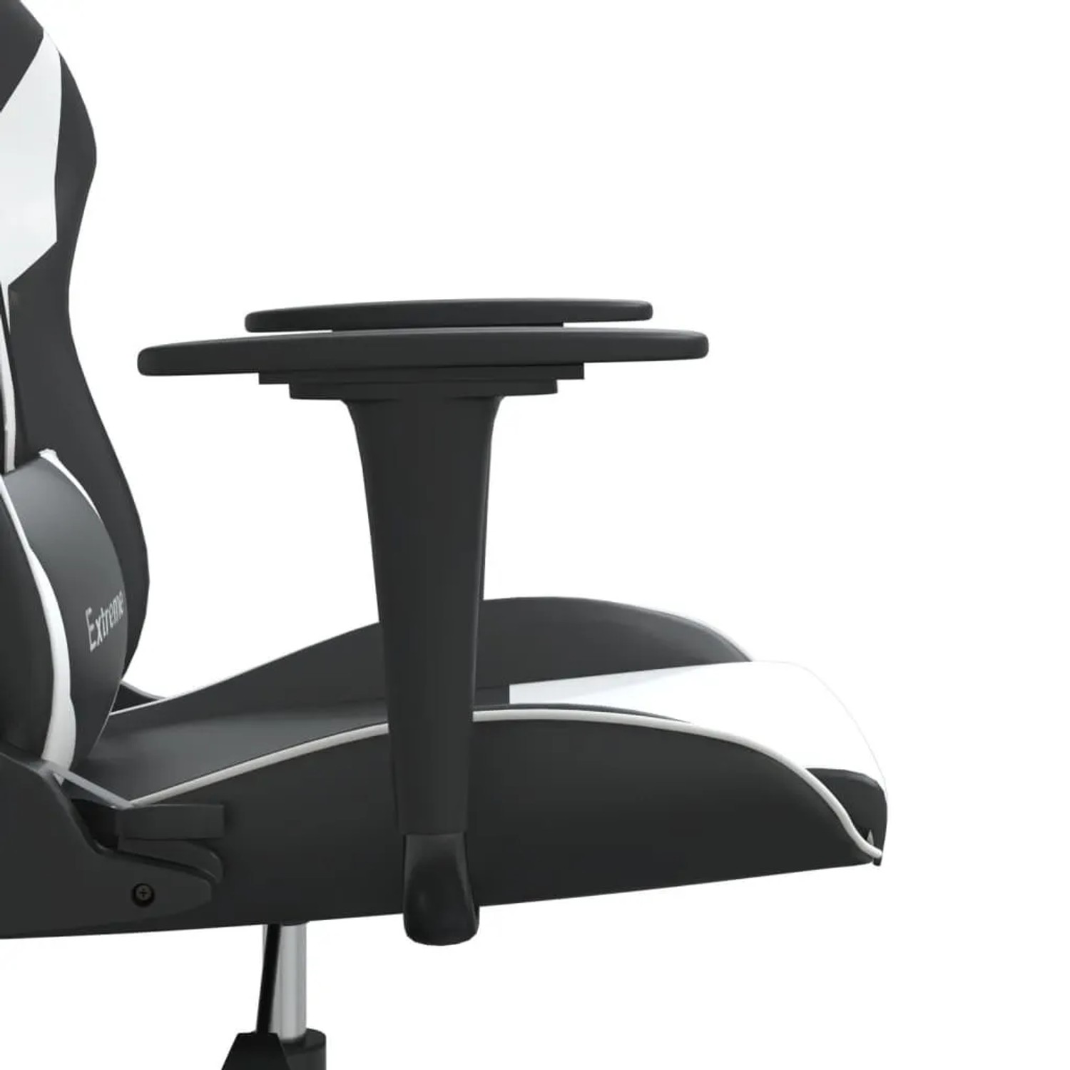 vidaXL Gaming-Stuhl mit Massagefunktion Schwarz und Weiß Kunstleder 345450_12