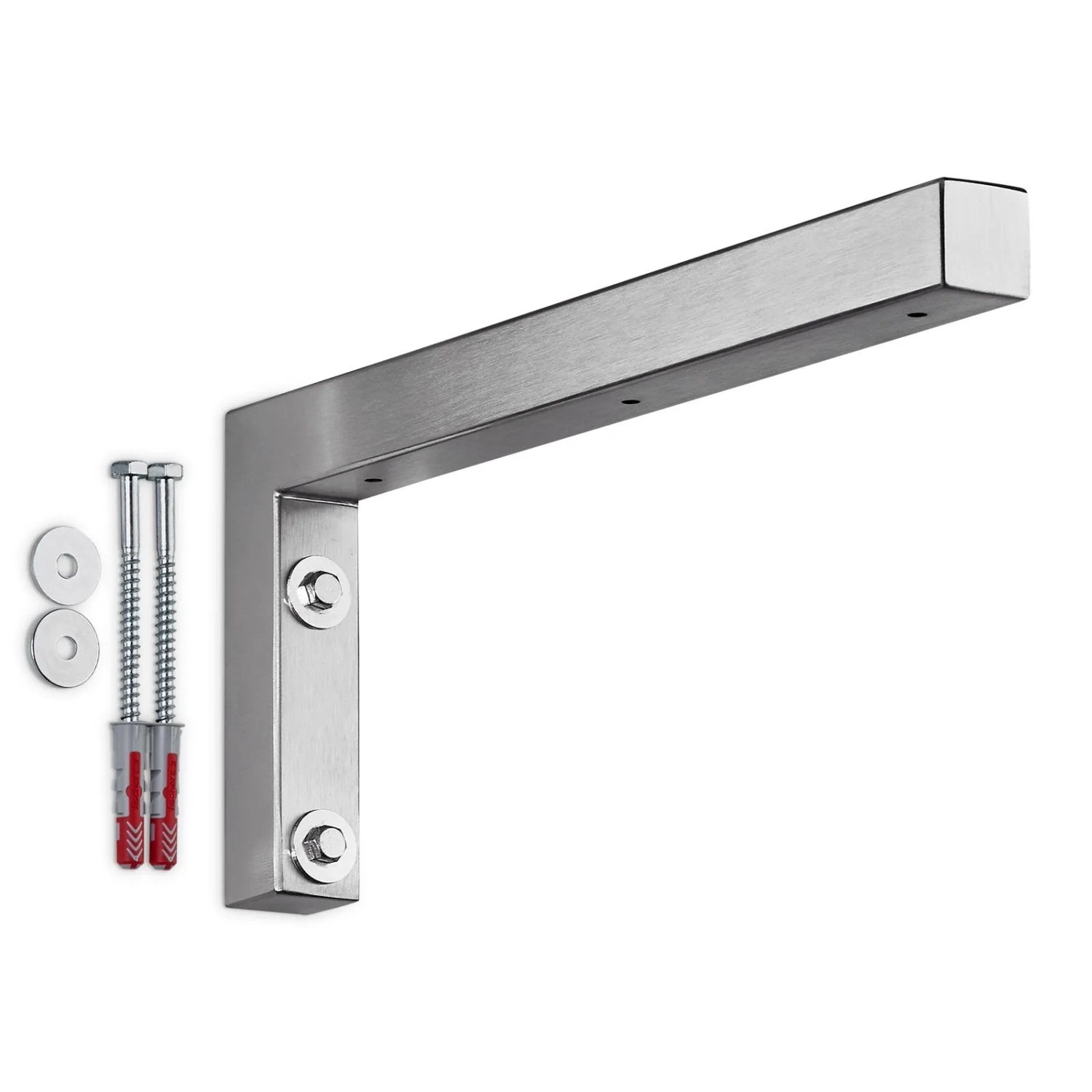 SOTECH Wandkonsole L-Winkel WK350 350 x 150 x 30 mm Edelstahl Gebürstet