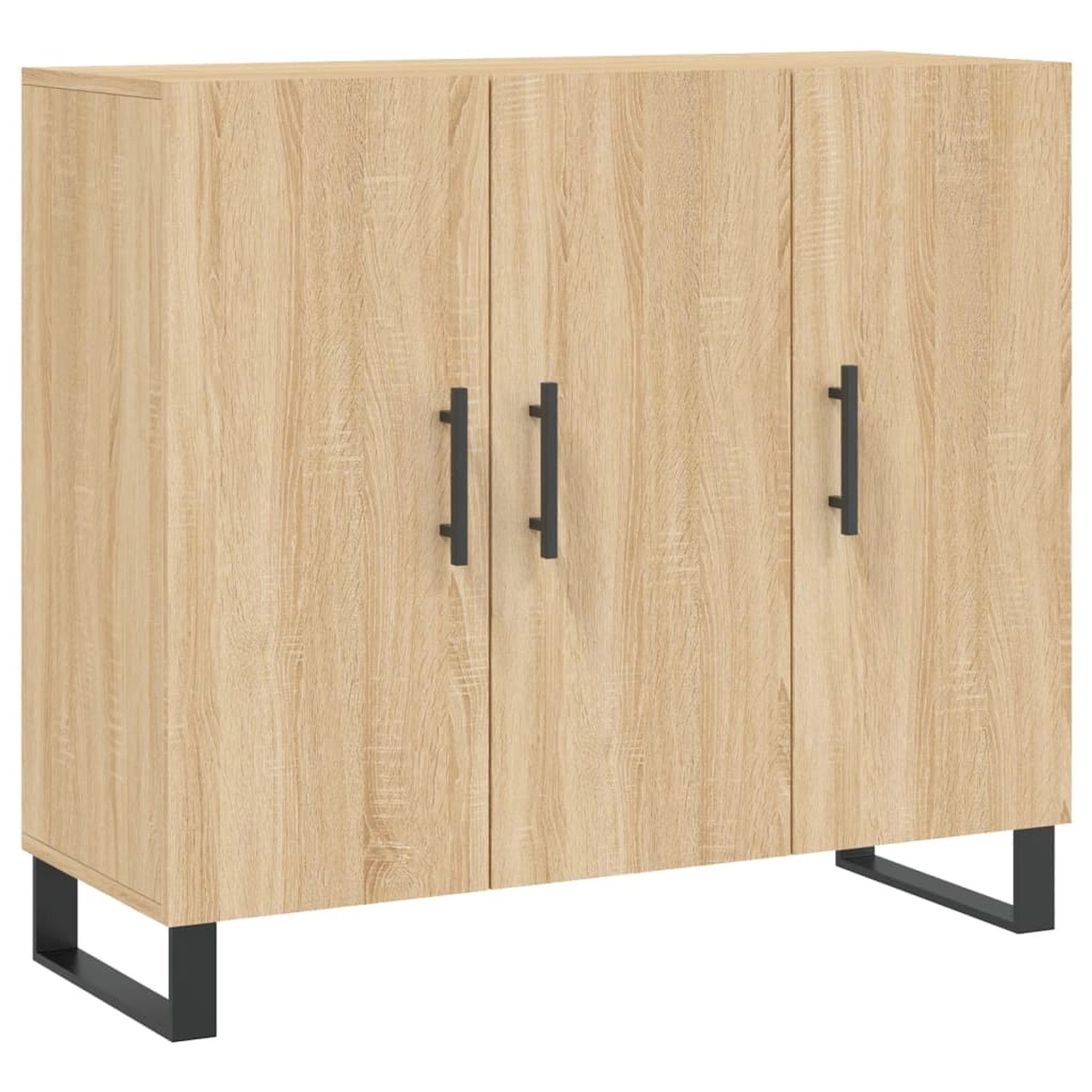 vidaXL Sideboard Sonoma-Eiche 90x34x80 cm Holzwerkstoff 828135 günstig online kaufen