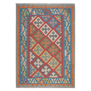 Looma Kelim Gashgai Handgewebt Rot 177 x 127 cm