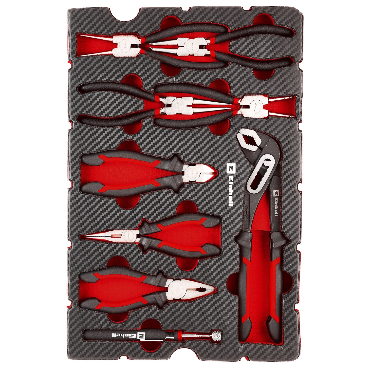 Einhell Werkzeug-Pad Zangen E-Case 9-teilig