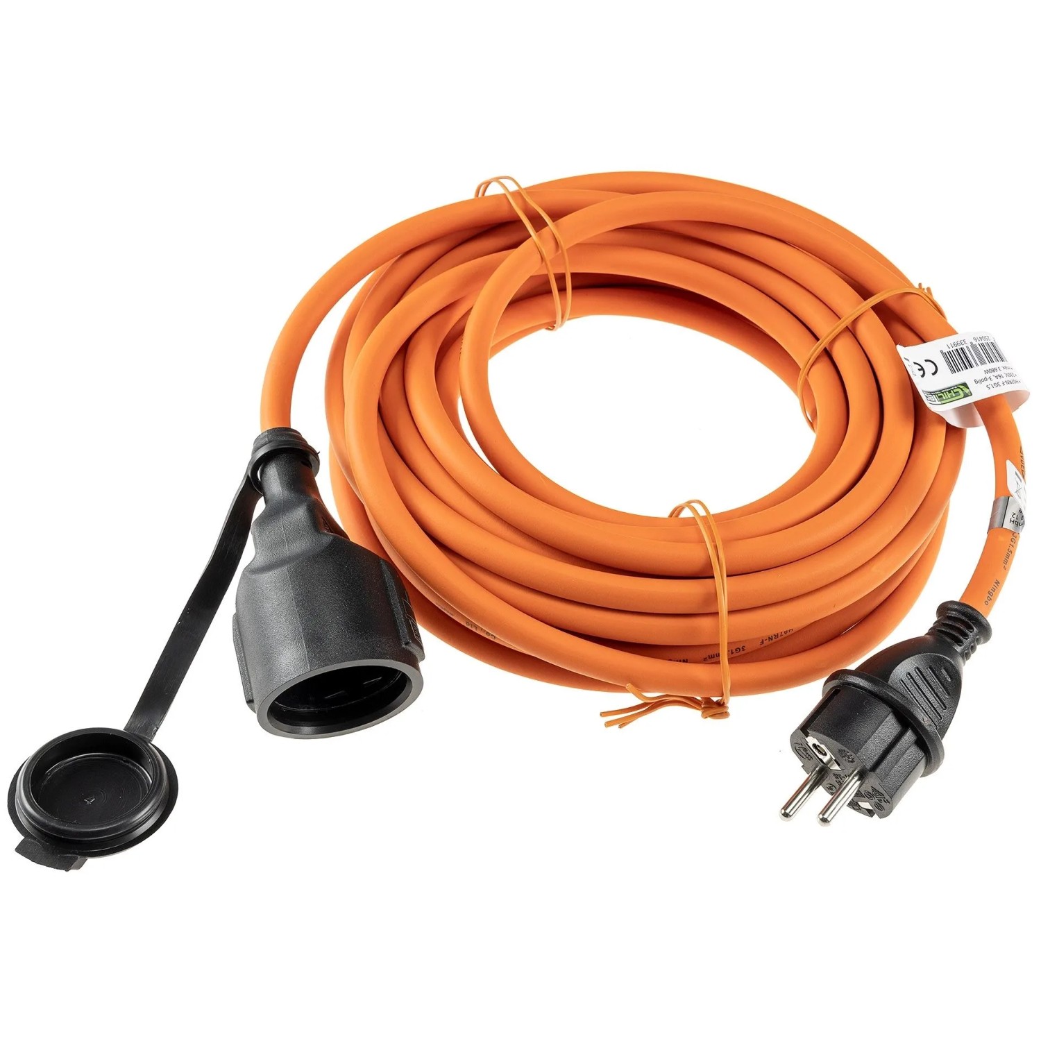 ChiliTec Verlängerungskabel 10m IP44 Orange H07RN Stecker Kupplung