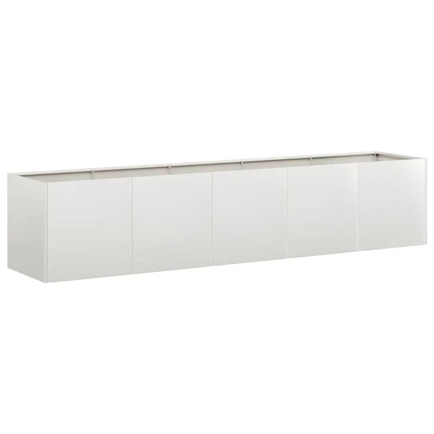 vidaXL Pflanzkübel 200x40x40 cm Edelstahl 860686