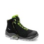 Elten Sicherheitsschnürstiefel Impulse Green Mid ESD S1P, Größe 46, schwarz/grün, Arbeitsschuh.
