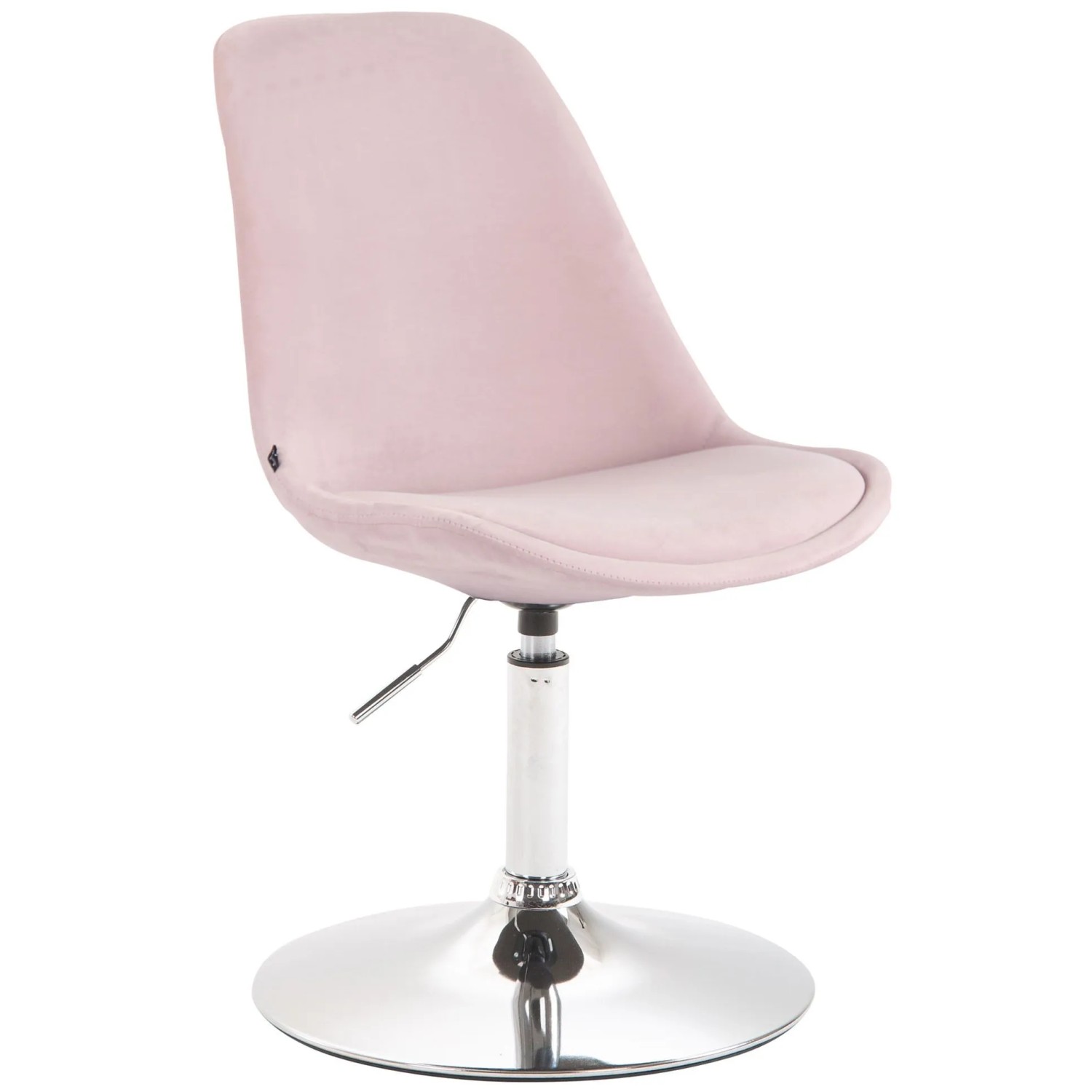 DELUKE Esszimmerstuhl KENIM Samt Pink 48x57x76cm Silber Essstühle Esszimmerstühle Küchenstühle Wohnzimmerstühle