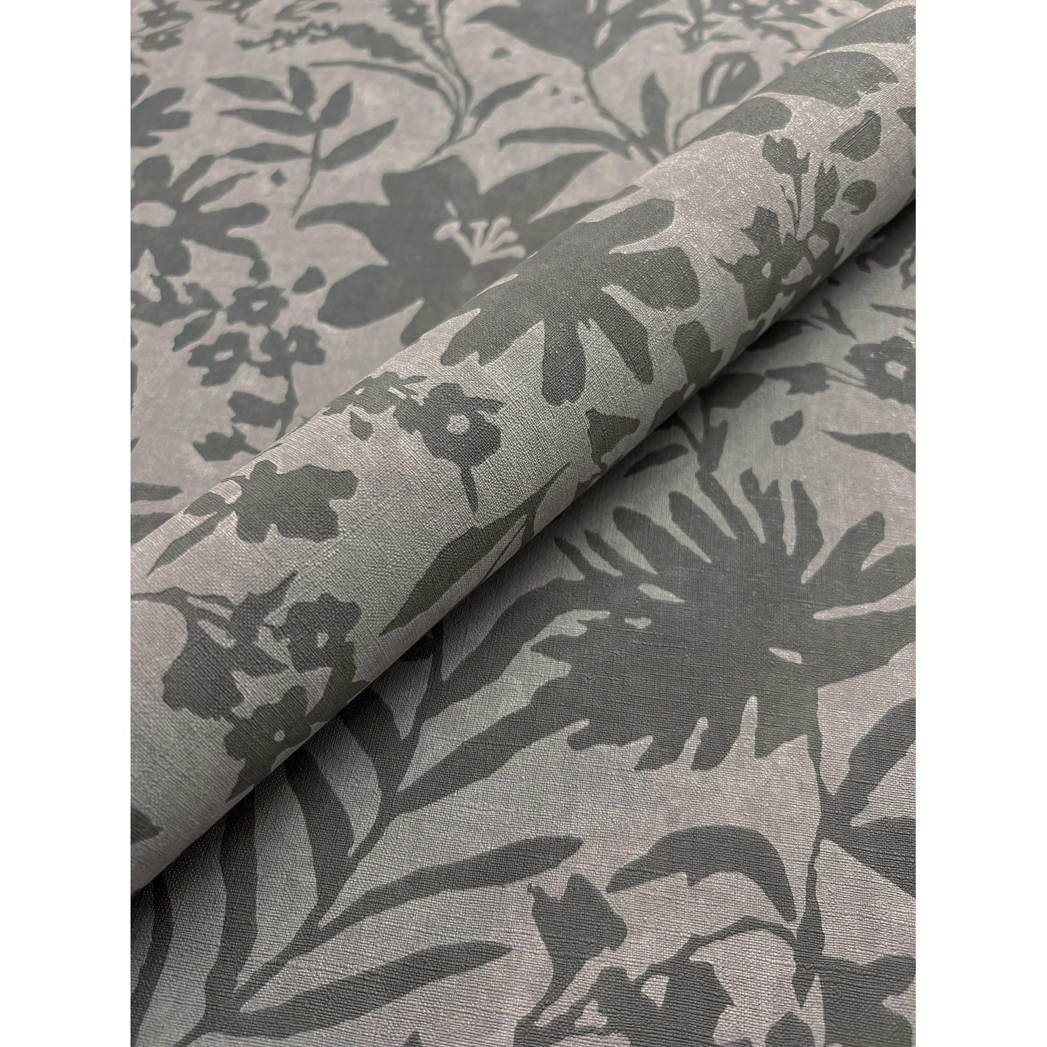 Newroom Vliestapete Narcisa Grey Blumen Floral FSC® günstig online kaufen