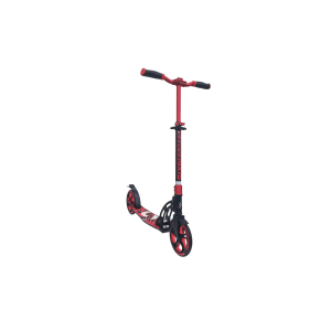 Six Degrees Aluminium Scooter mit Klappmechanismus und Ständer 205 mm Höhenverstellbar Racing Red Testsieger