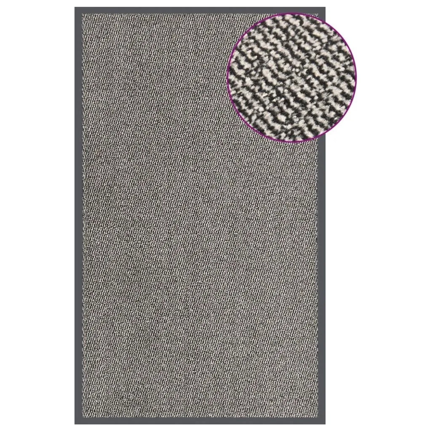 vidaXL Fußmatte Getuftet Hellbraun 90x150 cm 326948
