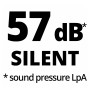 Hinweis: Einhell Kompressor TE-AC 135/24 Silent Plus – nur 57 dB.