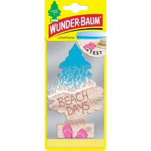 Wunderbaum Lufterfrischer Beach Days, Duftbaum für Auto, Büro & Zuhause.