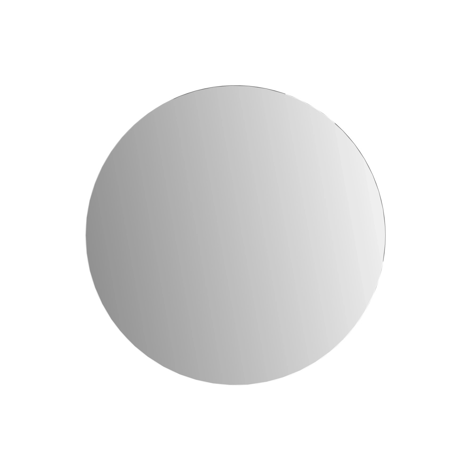 Kristall-Form Sanitärspiegel Plato 60 cm x 60 cm Rund C-Kante günstig online kaufen