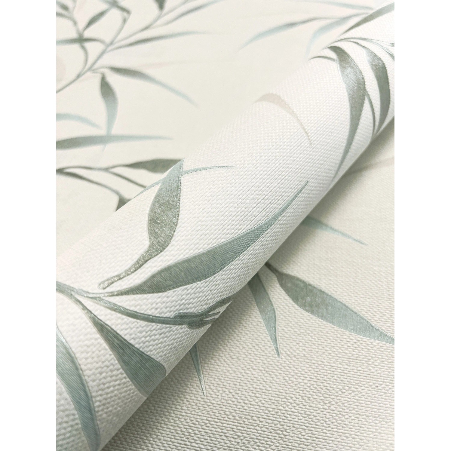 Newroom Vliestapete Aissa Türkis Blumen Floral Strukturiert FSC® günstig online kaufen