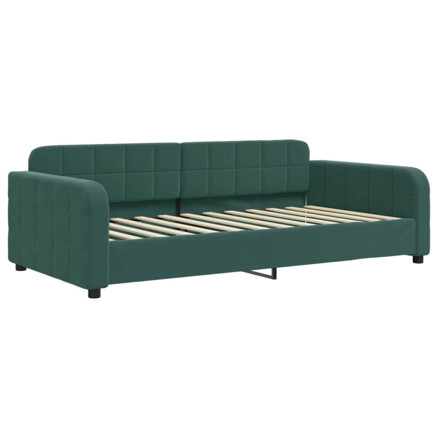 vidaXL Tagesbett Dunkelgrün 90x200 cm Samt1846323