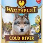 Dose Wolfsblut Cold River Adult Hunde-Nassfutter mit Forelle und Süßkartoffeln.
