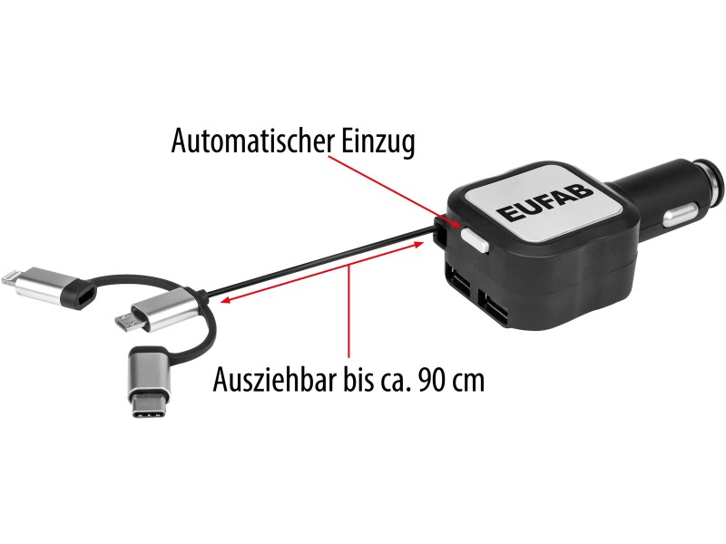 KFZ-Adapter passend für Palfinger Ladegerät 590, 960, 592, KfZ Ladekabel 12  Volt, 300cm Kabellänge, Palfinger, für Funkgeräte, Ladegeräte