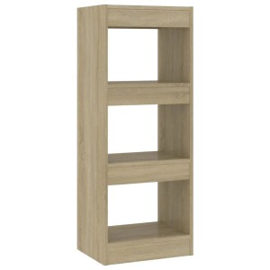 vidaXL Bücherregal/Raumteiler Sonoma-Eiche 40x30x103 cm Holzwerkstoff 811613