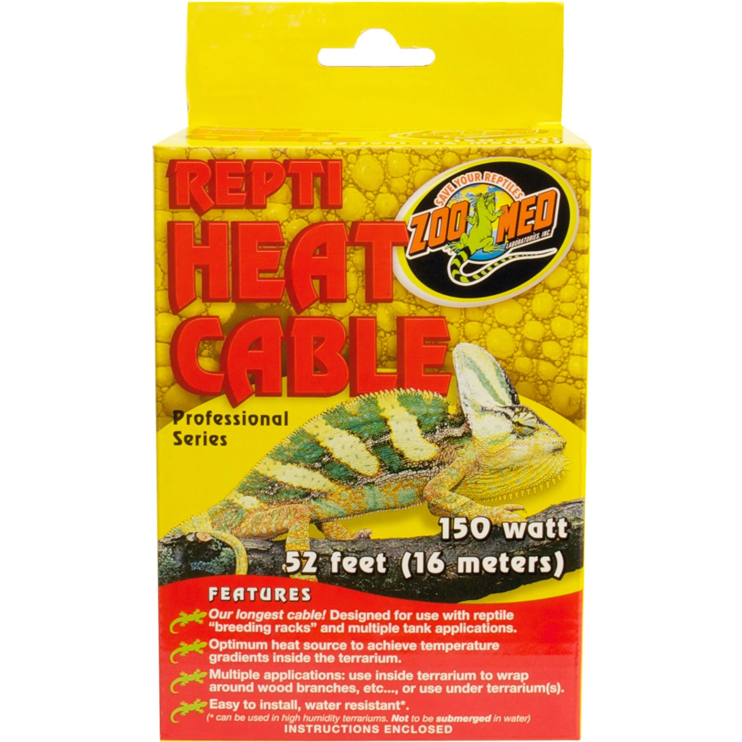ZooMed Terraristik Heizkabel Repti 150 W 16 m